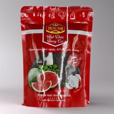 Hạt dưa Trung Nam 300g túi Zip, vị sữa dừa