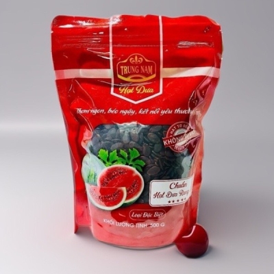 Hạt dưa Trung Nam 500g túi zip, vị sữa dừa
